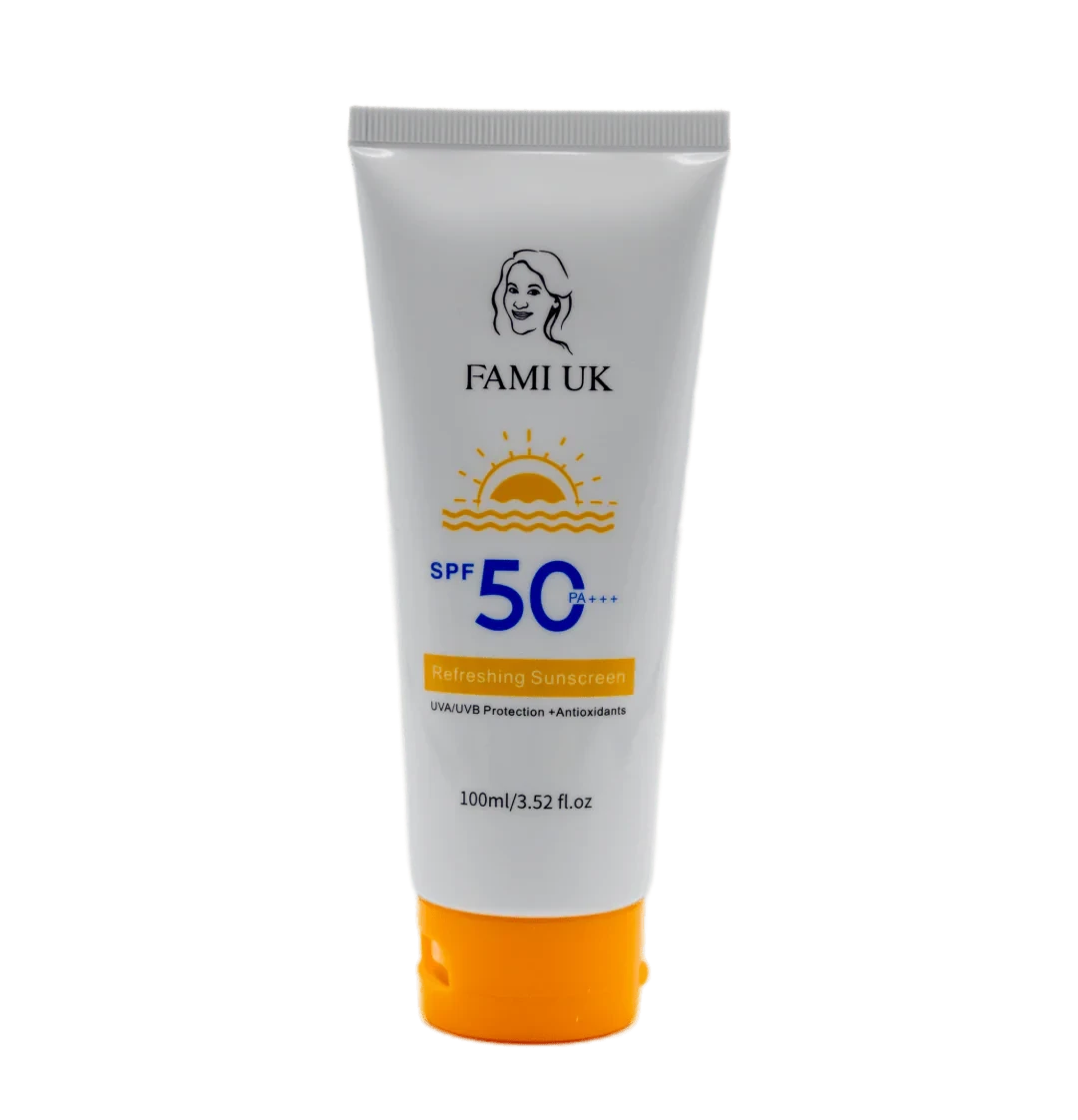 SPF 50+++ Refreshing sunscreen for all skin types